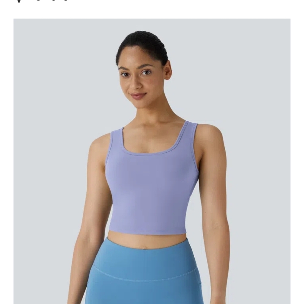 HALARA Lavender Crop Top